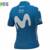 Completo Maglia Ciclismo + Pantaloncino 2021 Movistar Team Bambinio N001